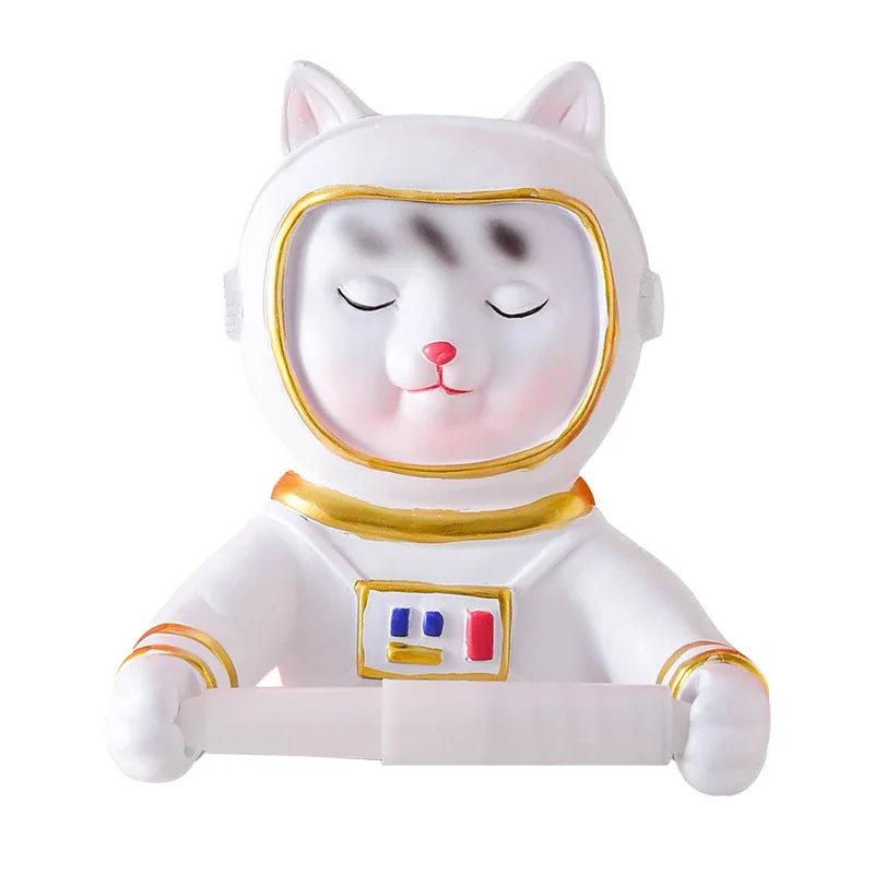 

Light Luxury Astronaut Paper Roll Rack Storage Kitchen Bathroom Wall Hanging Free Punch Multifunctional Paper Towel Rack Animal