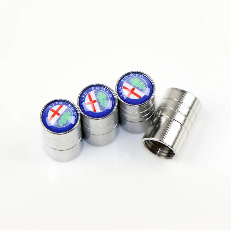 4 шт. автомобильные аксессуары колпачки для клапанов колеса Автомобильные шин Alfa