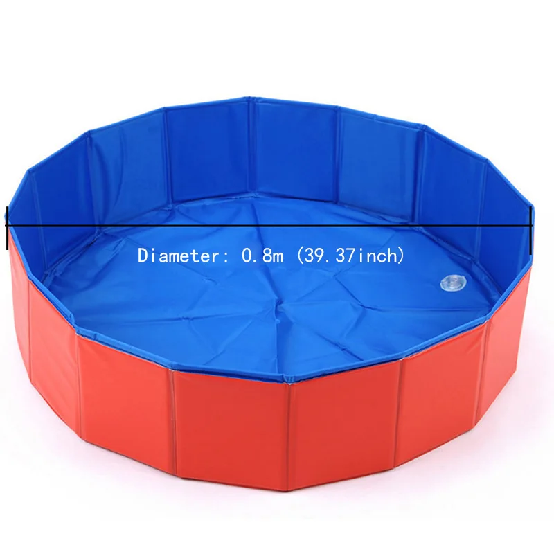 Складная Собака для плавательного бассейна домашних животных Ванна купания