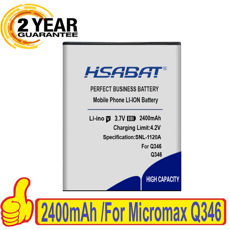 100% Оригинальный аккумулятор HSABAT Для Micromax Q4202 D340 Q415 Q346 Q334 BQ Strike BQS 5020 BQS-5020 5065 |