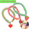 600-1500pcs+ Colorful Loom Bands Set Candy Color Bracelet Making Kit DIY Rubber Band Woven Bracelet Kit Girls Craft Toys Gifts 3