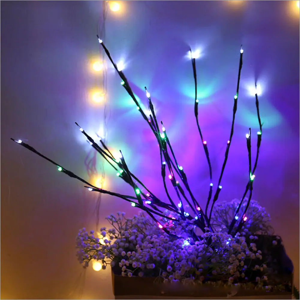 20 светодиодный запасами ивовых деревьев ветка светильник украшения для