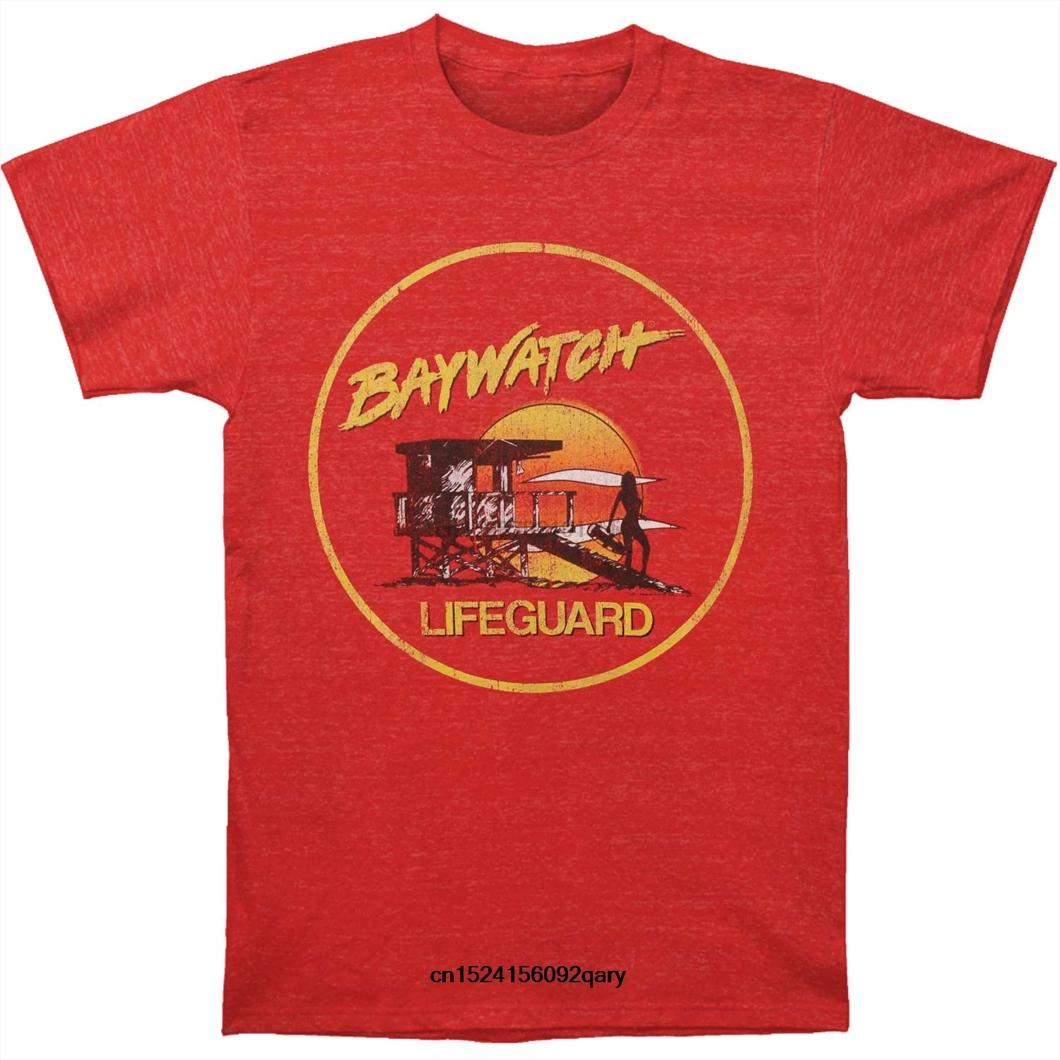 Для мужчин забавная футболка женщин крутая Baywatch майка спасателей|Мужские