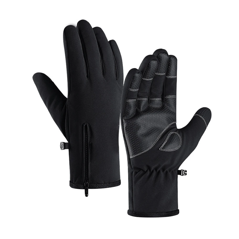 

Митенки унисекс, уличные спортивные, из искусственного бархата, ветрозащитные, теплые, из искусственной кожи, для верховой езды, на молнии, в...