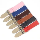 Ремешок для часов мужской, из натуральной кожи коричневогочерного цвета, 121416182022 мм