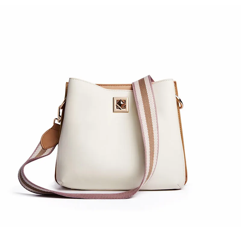 

Apricot Bag Women Bucket Bags Crossbody Handbag Large-capacity Shoulder Bag Spring and Summer Strap Band Satchel 2021 PM120