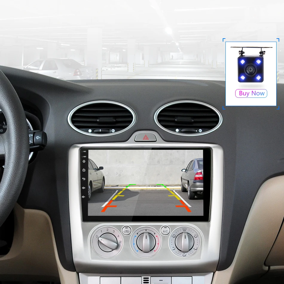 " 2 Din 4G чистая wifi Автомагнитола для Ford Focus Exi MT AT 2005-2011 RDS DSP мультимедийный плеер Android 8,1 gps навигация HiFi