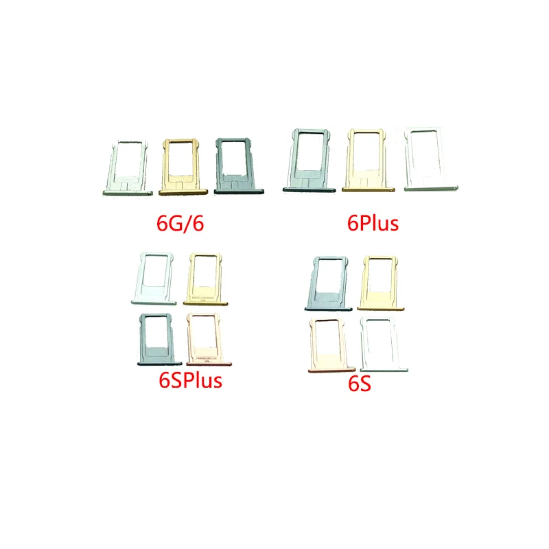 

Micro Nano SIM Card Holder Tray Slot Replacement Part for Iphone 5S SE 6 6s 6SP 6P Plus SIM Card Holder Adapter Socket
