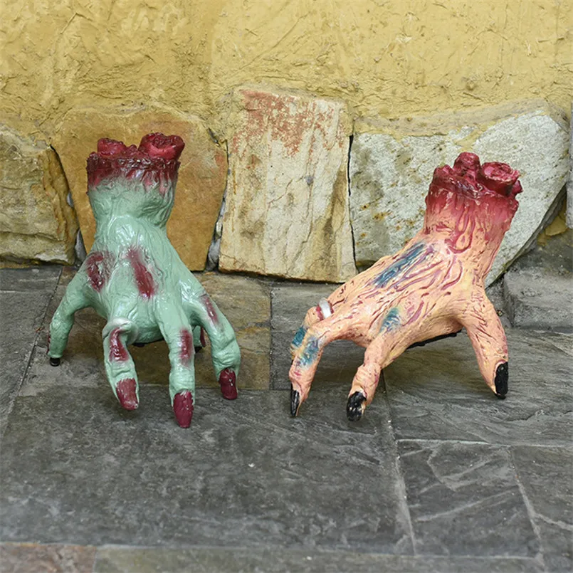 Украшение для Хэллоуина Электрический Альпинист ходьбы рука захватывает всю