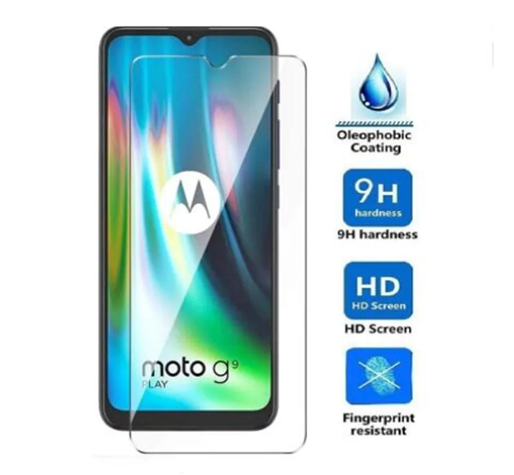 

Закаленное стекло для Motorola Moto G10 G9 G8 G50 G60 100 E6 G E6s E7 Power Plus Pro, защита экрана One Action Vision Fusion