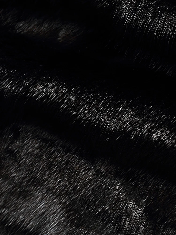 

coat, Men's leather fox coat, real lining for winter, mink coat