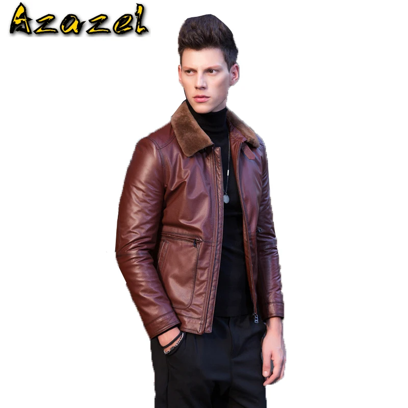 

Мужская короткая мотоциклетная куртка, куртка из натуральной воловьей кожи, KJ1210, одежда для осени и зимы, 2020