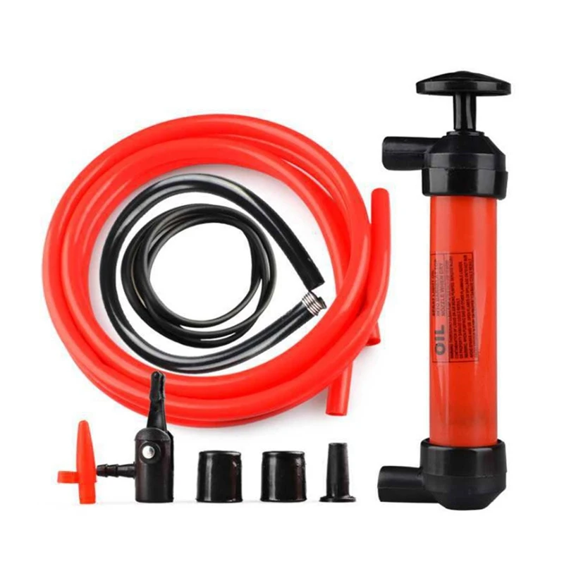 

Portable Car Oil Suction Pipe Auto Oil Change Hand Syringe Oil Fuel Bump Extractor Sucking Pipe Vacuum Gun Pump Manual Extractor