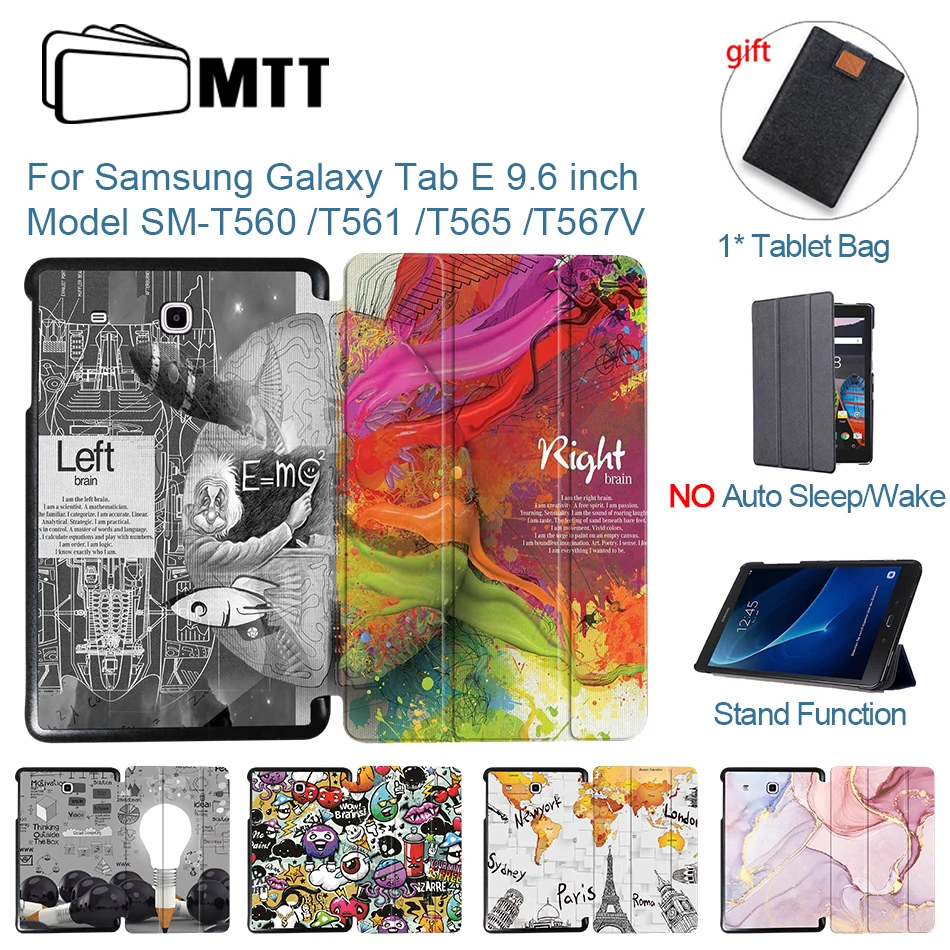 Чехол для планшета MTT Samsung Galaxy Tab E 9 6 дюймов тонкий книжка из искусственной кожи