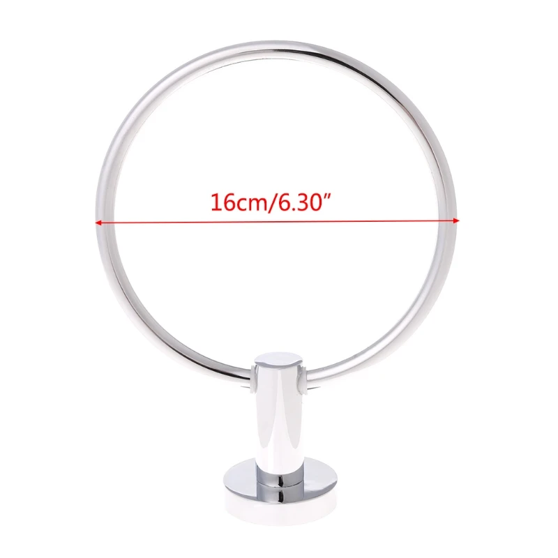 

Wall-mounted towel ring Towel rack Stainless Steel Towel Holder Hanger Bathroom Hanging ring