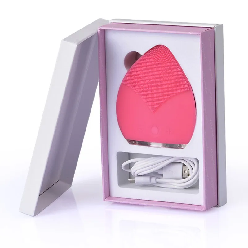 

Limpieza facial Face Cleansing Brush Electric Vibration Face Cleaner Silicone Deep Pore Facial Cleansing Brush Device