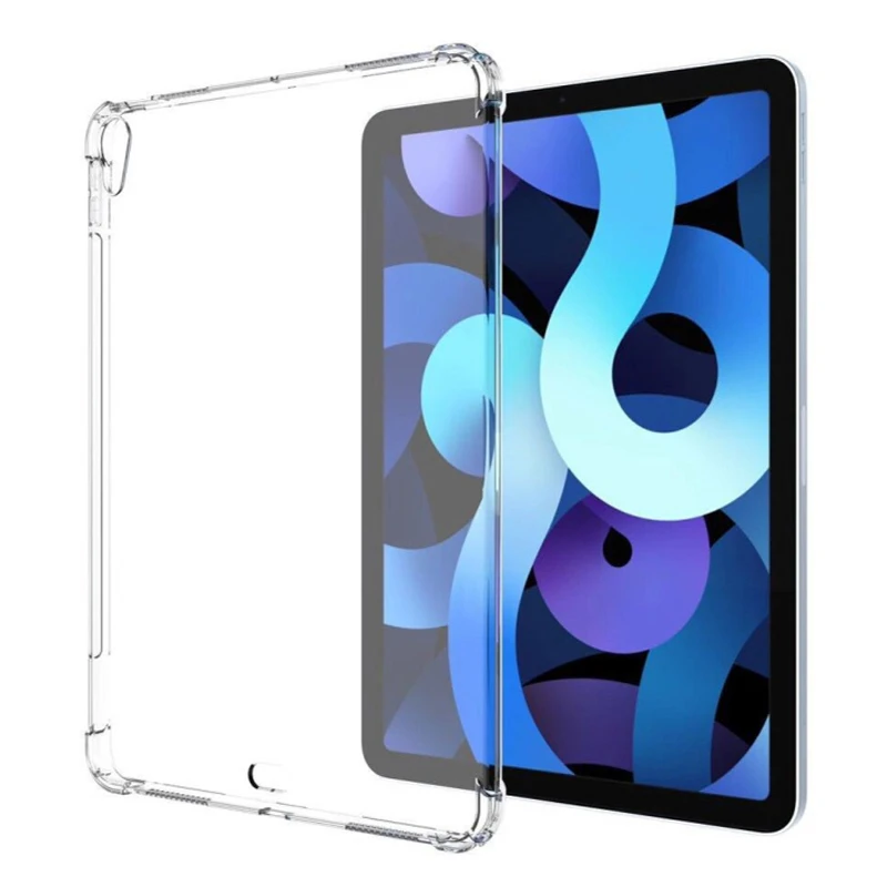 Shockproof Silicone Case For iPad Air 10.9 2020 4 A2324 A2072 air4 10.9'' TPU Flexible Bumper Clear Transparent Back Cover |