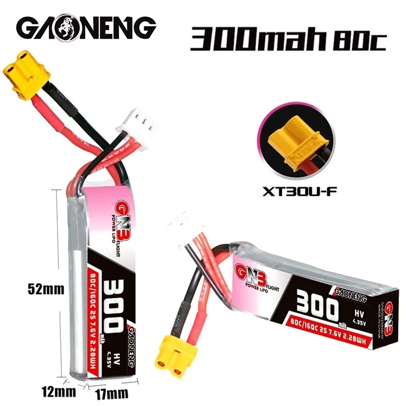 1-10 шт. Gaoneng GNB 2S 7 6 В 300 мАч 80C/160C | Игрушки и хобби