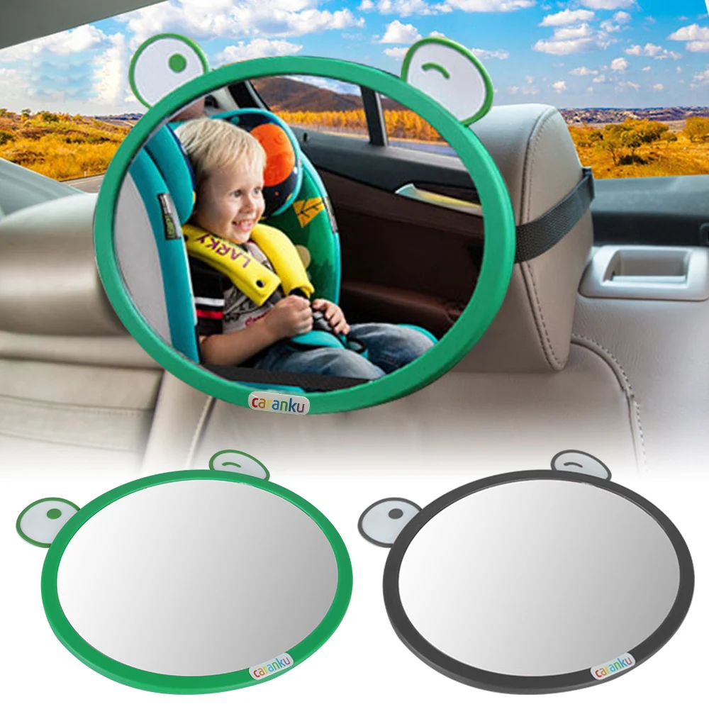 

Зеркало заднего вида для автомобиля, универсальные выпуклые зеркала заднего вида с мультяшным рисунком, регулируемые детские мониторы