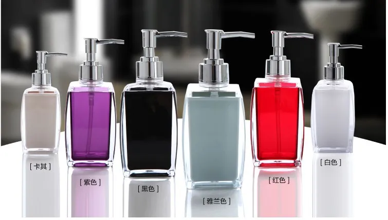 Прозрачные Акриловые аксессуары для ванной набор из шести штук комплект Зубная