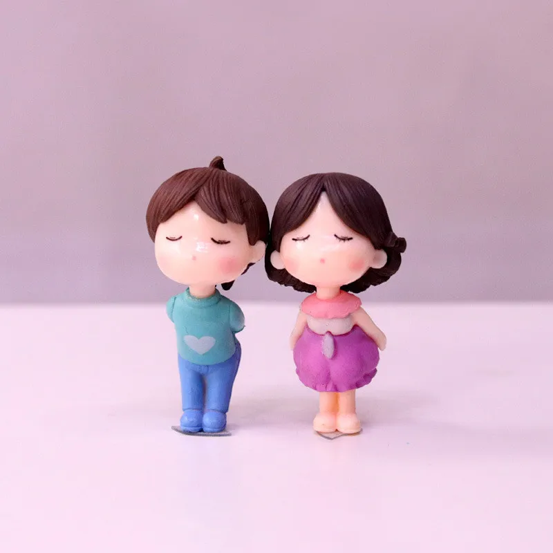 Куклы-целуи для пар 2 шт. маленькие украшения миниатюры ручной работы