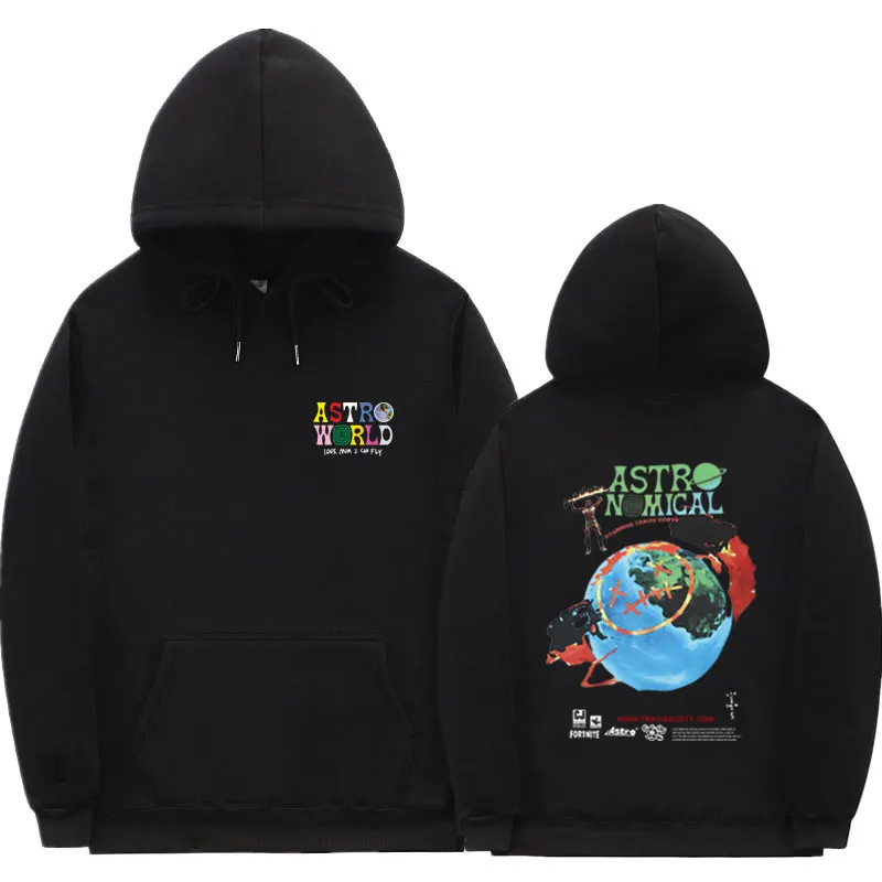 

2020 Travis Scott Kanye West Astronomical ASTROWORLD Men Women Hoodies New Print Hoodie Harajuku Tracksuit streetwear Sweatshirt