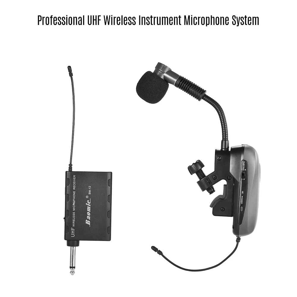 Профессиональный UHF беспроводной микрофонный инструмент приемник и передатчик
