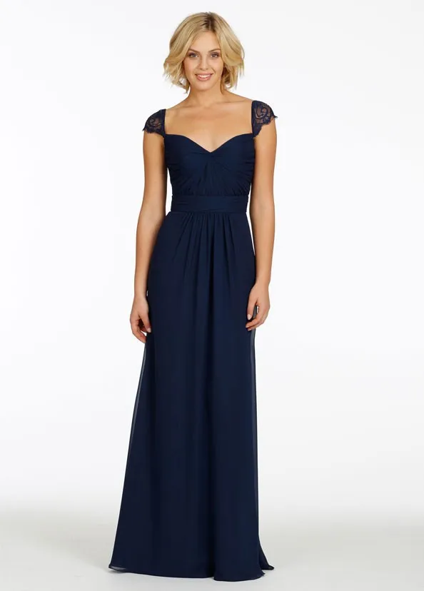Hot&ampSale Sweetheart Long Lace Cap Sleeve royal blue Bridesmaid Dresses 2015 Sexy Backless Floor Length Party Gown Vestidos | Свадьбы и