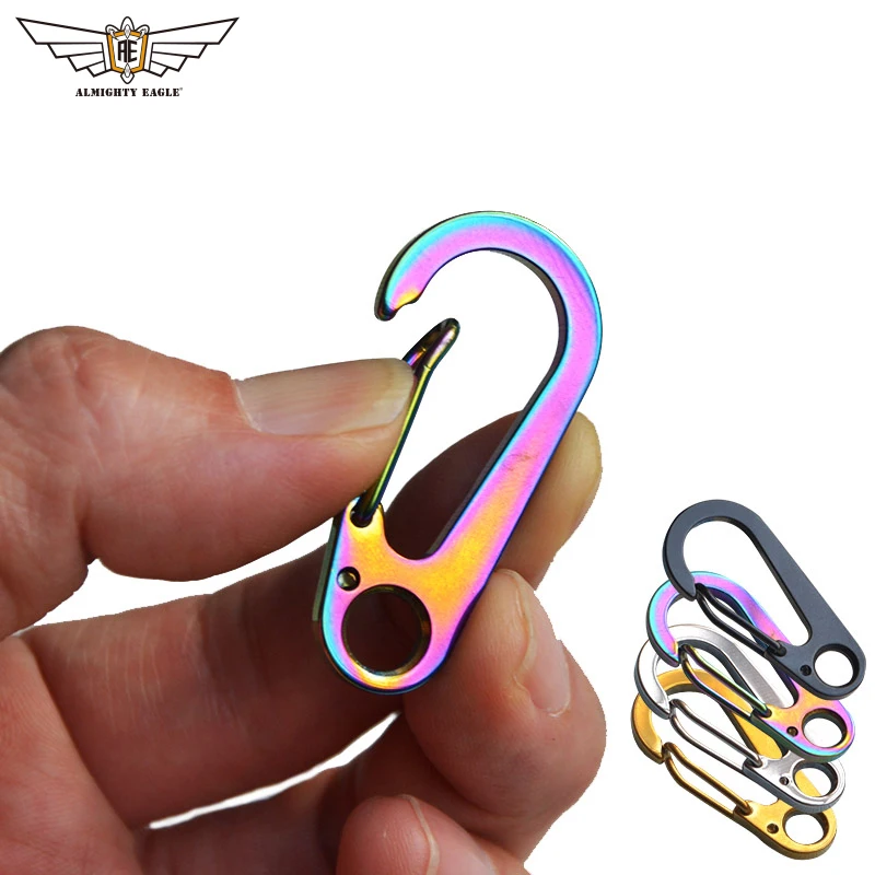 

Mini Carabiner All Steel EDC Portable Camping Equipment Survival Gear Camp Mountaineering Hook Outdoor Carabiner