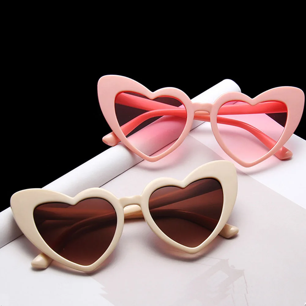 

Heart Traveling Party Sunglasses Vintage UV400 Women Men Fashion Outdoor Anti-Reflective Fishing Hiking Sun Glasses Accessories