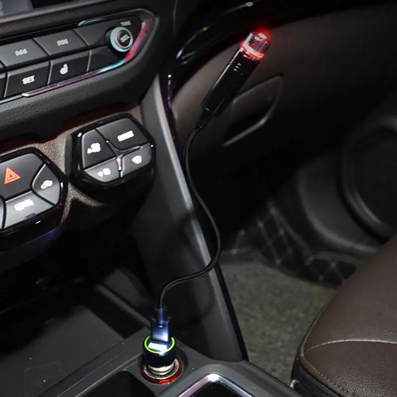 Автомобильный USB-потолочный светильник со звездами автомобильные светильники на