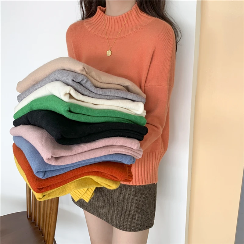 Новинка 2019 осенне зимние женские свитера джемпер эластичный Повседневный Модный