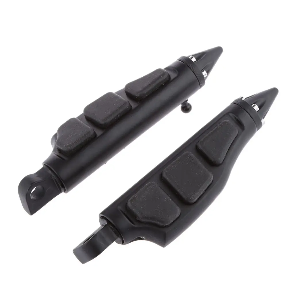

Front Stiletto Spike Foot Pegs Foot Rests Chrome for Suzuki Boulevard