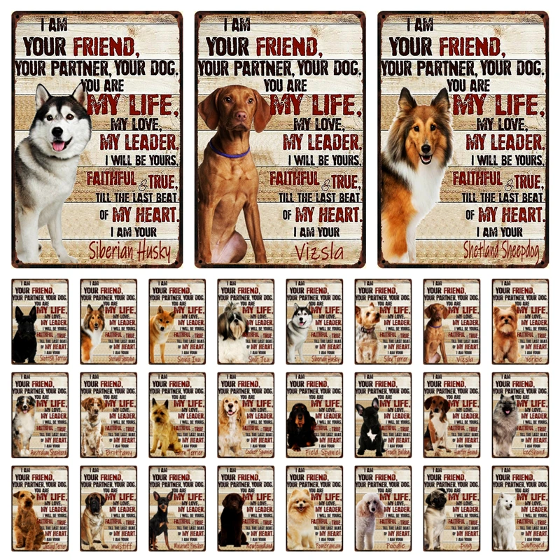 [Kelly66] собака Ты моя жизнь ваш Померанский визул Сиба-ину металлический знак