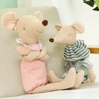 35 60cm cute mouse plush toy cartoon animal doll soft rubber baby sleeping comfort toy child birthday gift creative home decorat