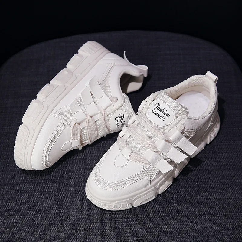 

Women's White Shoes 2020 New Flat Low-Top Women's Shoes Fashion Casual Board Shoes Women's Shoes