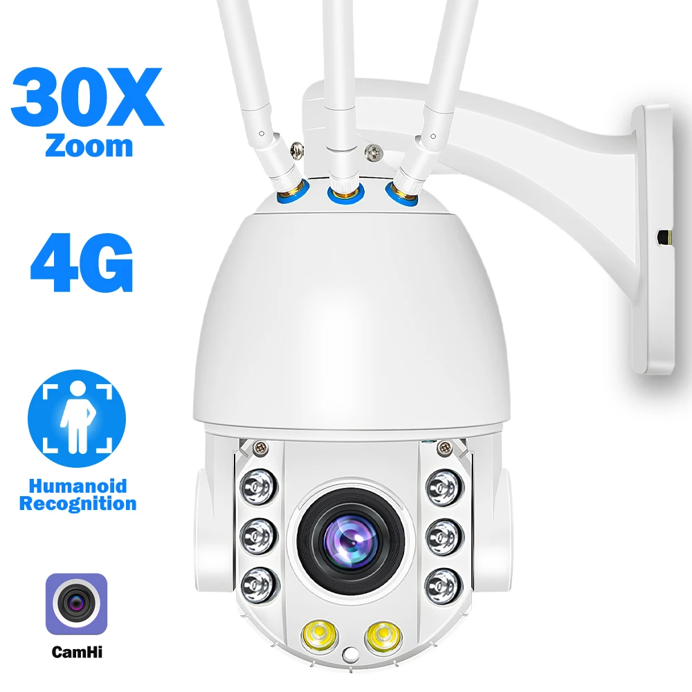 

Камера видеонаблюдения CamHi с Wi-Fi, 1080P, 4G, SIM-карта