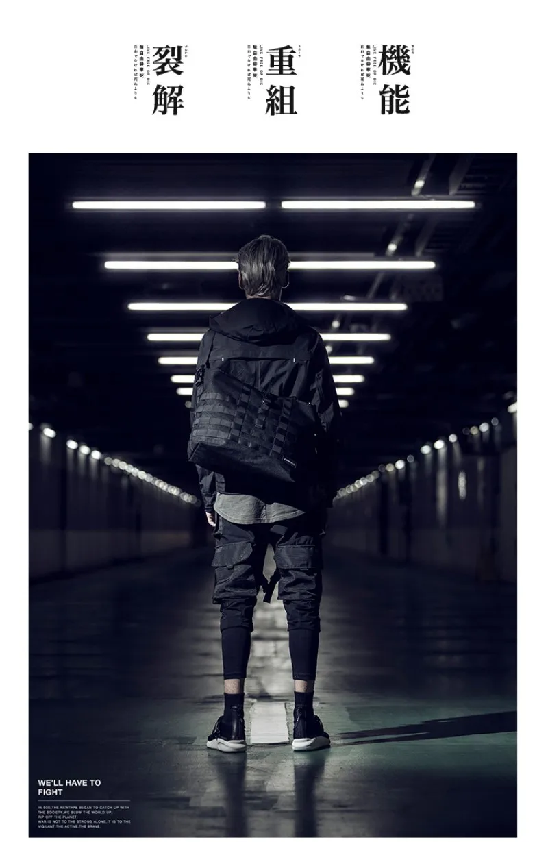 Original Cross shoulder handbag travel tote bag molle techwear accessories streetwear comback | Багаж и сумки