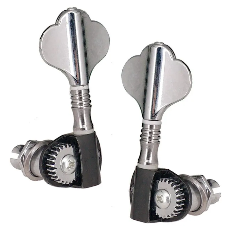 Набор из 4 шт. хромированных колышек для бас тюнинга тюнеры гитары аксессуары