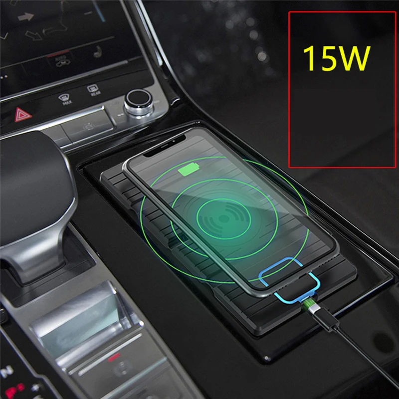 Нескользящий Силиконовый коврик 2 в 1 15 Вт держатель приборной панели автомобиля