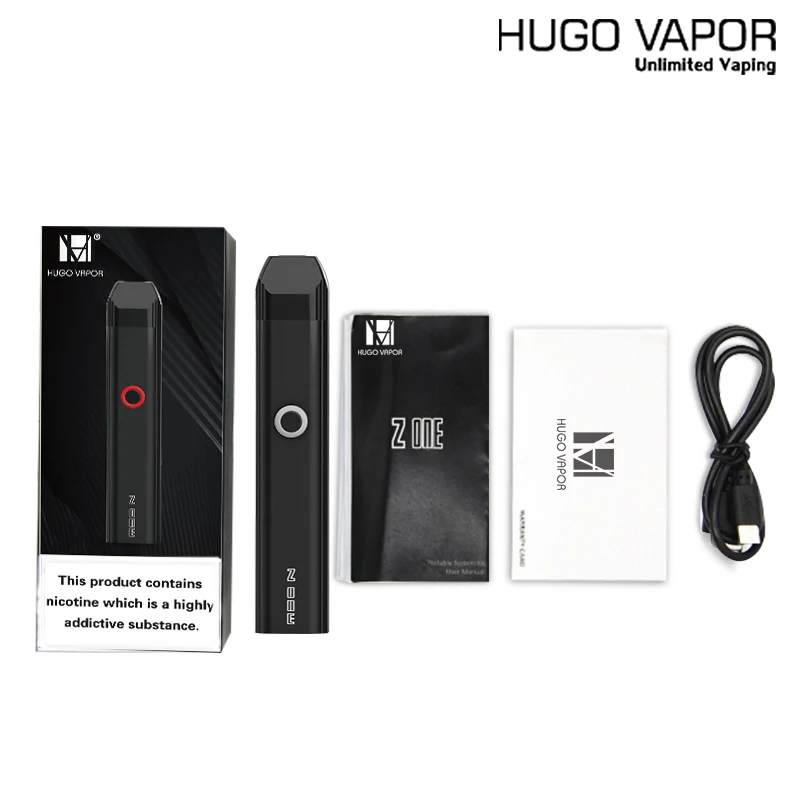 

Newest G-taste Hugo Vapor Z ONE Pod System Kit 520mAh built-in Battery with optional 1.5ml Capacity pod vape kit