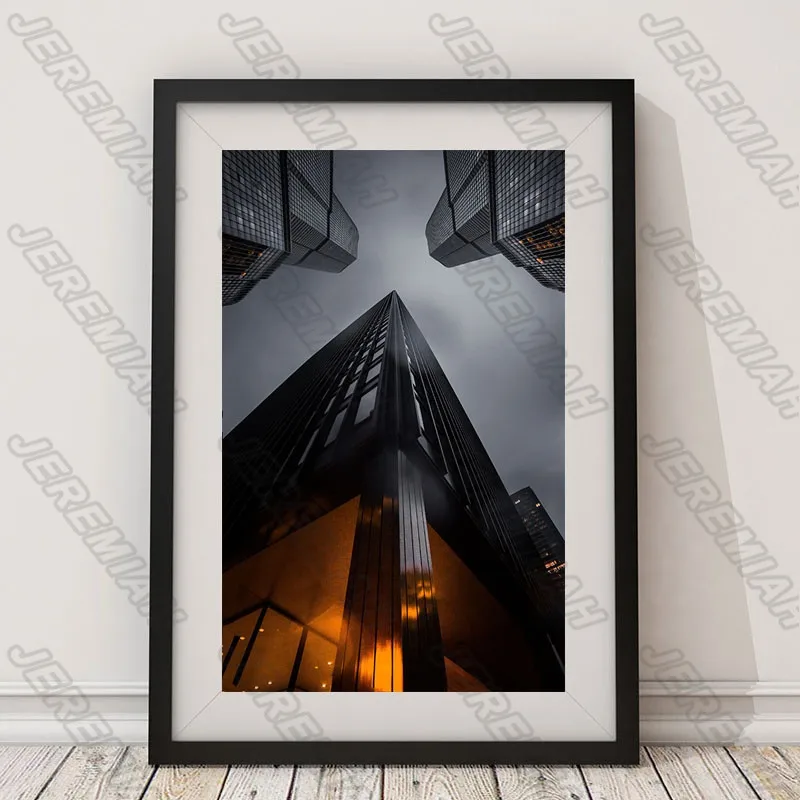 

Tall Building Big Summer View Poster Nordic Style Wall Art Canvas Print Painting Modern Home Decoration