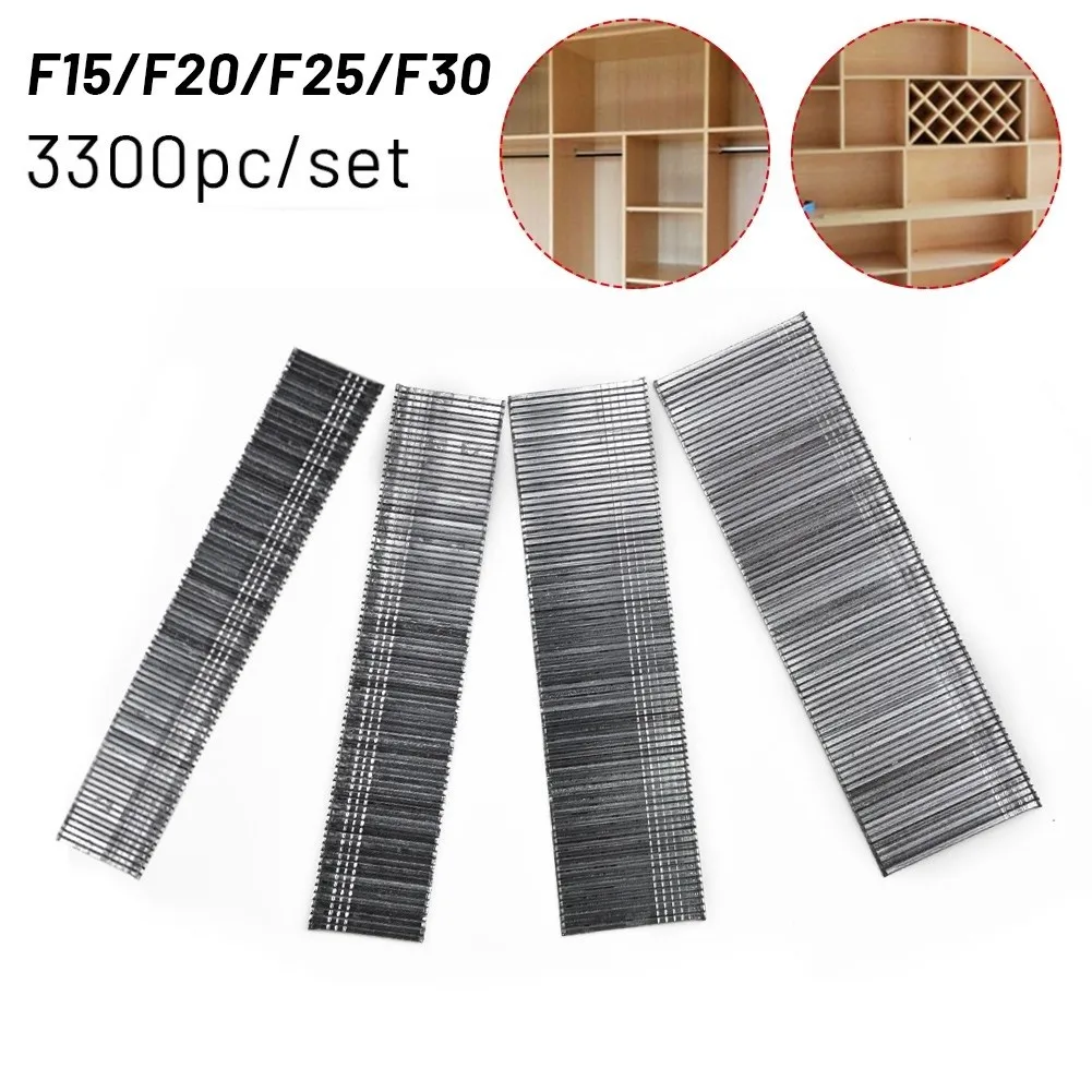 3300 шт. F15/F20/F25/F30 прямой Брэд пистолет гвозди для Электрический Фрезер ногтей