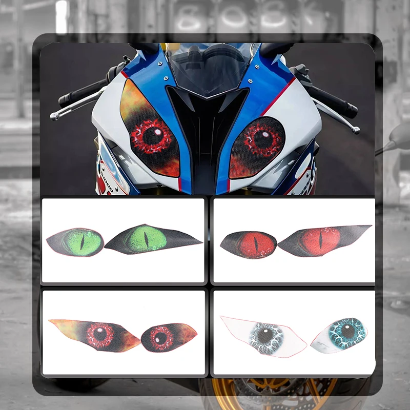 

For BMW S1000RR 2018 S 1000RR S1000 RR 2015 2016 2017 Motorcycle 3D Front Fairing Headlight Guard Sticker Head Light Protection