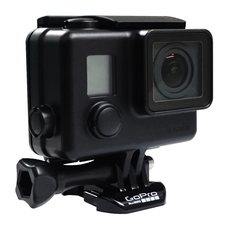 GoPro hero3 / 3 + 4 accessories camouflage Sports Camera protection frame 60m deep diving shading original waterproof shell | Электроника
