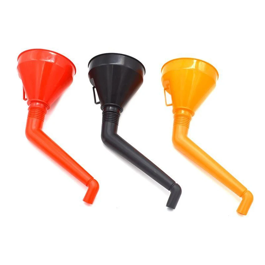 

Plastic Oil Funnel - Engine, Fluids, Gasoline, Liquids, Kerosene Funnel with Flexible Spout Extension, 12.5cm Diameter