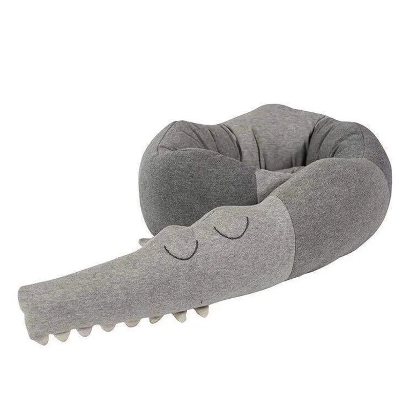

Baby Nursing Bumpers In The Crib Crocodile Shape Cushion Bumper for Infant Baby Crib Protector Cot Bumper Room Decor Baby Gifts