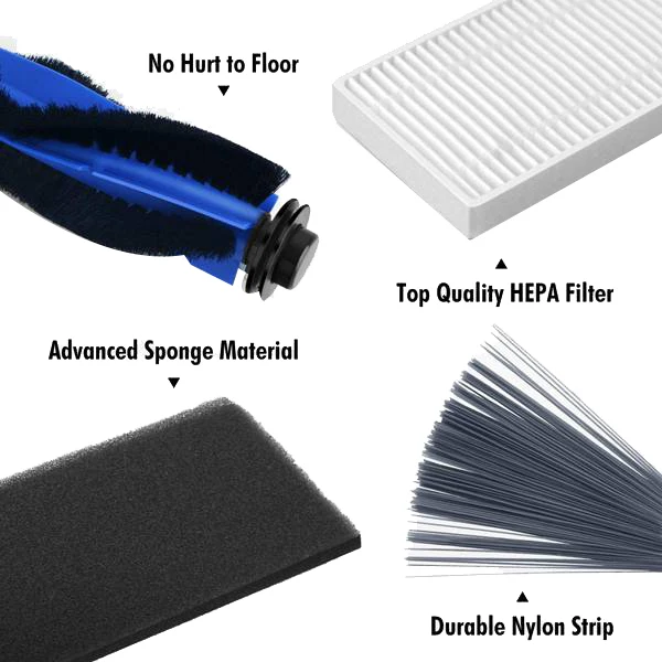 

Replacement Parts Kit for Eufy RoboVac 11S, RoboVac 30, RoboVac 15C RoboVac 35C Robot Vacuum Cleaner Accessory