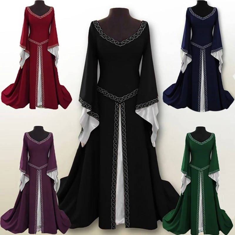 Карнавальное платье принцессы средневекового дворца винтажное вечернее для