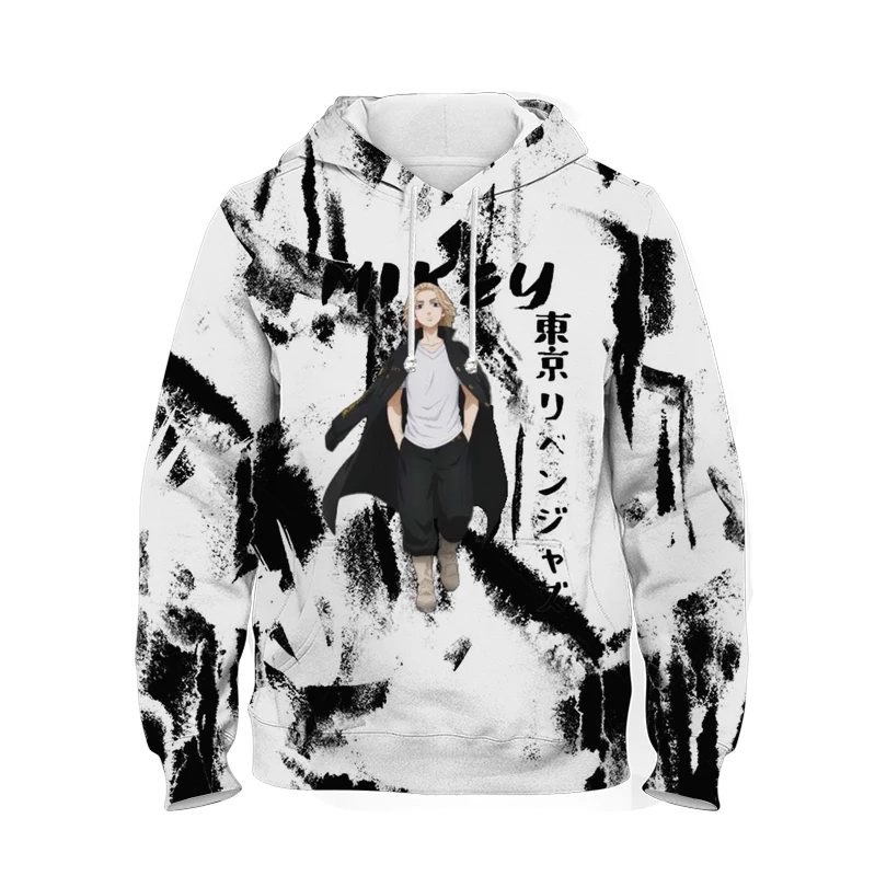 

Детская толстовка с капюшоном с 3D принтом «Токийский призрак» для девочек и мальчиков, толстовки с мультяшным аниме, Осенний детский пулове...